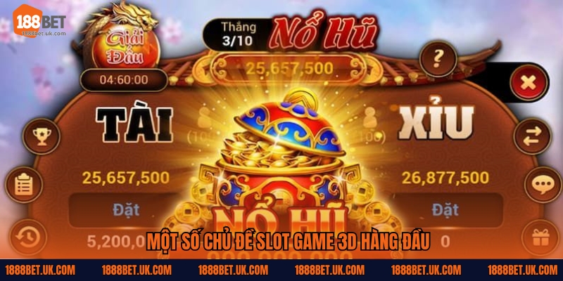 Một số chủ đề slot game 3D hàng đầu