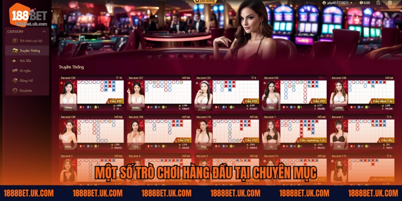 Một số trò chơi hàng đầu tại chuyên mục